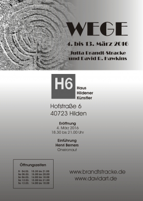 Haus Hildener: 4-13 Marzo 2016. H6 artisti in mostra. - WOODNS