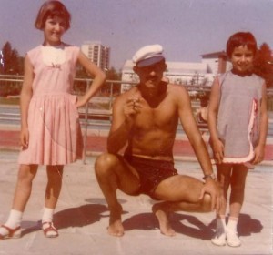 的Woodns，救生员在泳池的Chiasso，在20世纪60年代。 - WOODNS