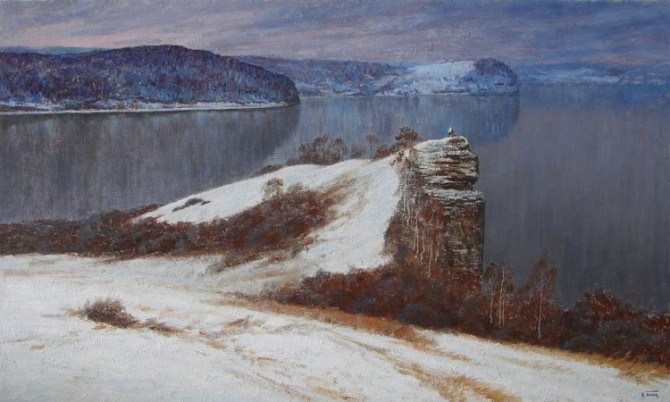 " . Volga Prima Neve" 2009. -  "Волга. Первый снег" 2009г. - WOODNS