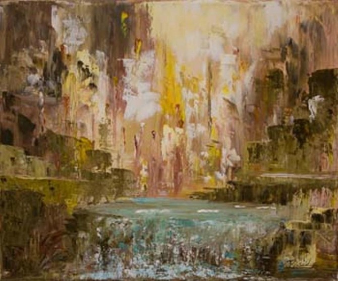 "Frescura" - óleo sobre lienzo, 46 x 38 cm (2008) - WOODNS